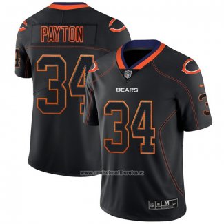 Camiseta NFL Limited Chicago Bears Payton Lights Out Negro