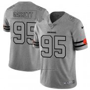 Camiseta NFL Limited Cleveland Browns Garrett Team Logo Gridiron Gris