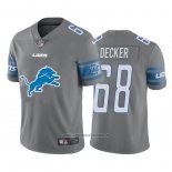 Camiseta NFL Limited Detroit Lions Decker Big Logo Gris