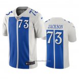 Camiseta NFL Limited Detroit Lions Jonah Jackson Ciudad Edition Blanco Azul