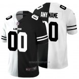 Camiseta NFL Limited Detroit Lions Personalizada White Black Split