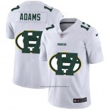 Camiseta NFL Limited Green Bay Packers Adams Logo Dual Overlap Blanco