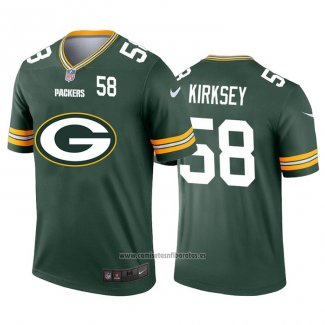 Camiseta NFL Limited Green Bay Packers Kirksey Big Logo Number Verde