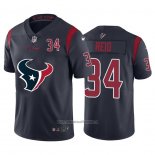 Camiseta NFL Limited Houston Texans 34 Reid Big Logo Number Azul