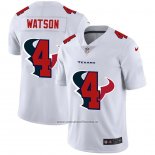 Camiseta NFL Limited Houston Texans Watson Logo Dual Overlap Blanco