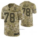 Camiseta NFL Limited Indianapolis Colts 78 Ryan Kelly 2018 Salute To Service Camuflaje