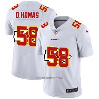 Camiseta NFL Limited Kansas City Chiefs D.Homas Logo Dual Overlap Blanco