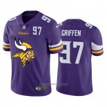 Camiseta NFL Limited Minnesota Vikings Griffen Big Logo Number Violeta