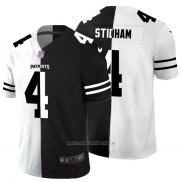 Camiseta NFL Limited New England Patriots Stidham White Black Split