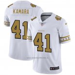Camiseta NFL Limited New Orleans Saints Kamara Team Logo Fashion Blanco