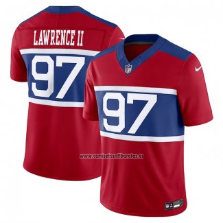 Camiseta NFL Limited New York Giants Dexter Lawrence II Alterno Vapor F.U.S.E. Rojo