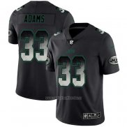 Camiseta NFL Limited New York Jets Adams Smoke Fashion Negro
