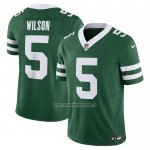 Camiseta NFL Limited New York Jets Garrett Wilson Vapor F.U.S.E. Legacy Verde
