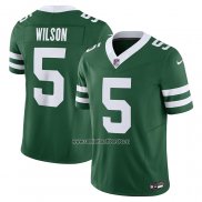 Camiseta NFL Limited New York Jets Garrett Wilson Vapor F.U.S.E. Legacy Verde