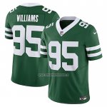 Camiseta NFL Limited New York Jets Quinnen Williams Vapor F.U.S.E. Verde