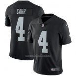 Camiseta NFL Limited Nino Las Vegas Raiders 4 Carr Negro