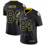 Camiseta NFL Limited Pittsburgh Steelers Brown Lights Out Negro