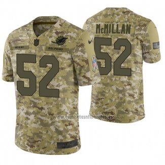 Camiseta NFL Limited Raekwon Mcmillan 2018 Salute To Service Camuflaje