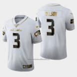 Camiseta NFL Limited Seattle Seahawks Wilson Golden Edition Blanco