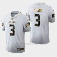 Camiseta NFL Limited Seattle Seahawks Wilson Golden Edition Blanco