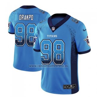 Camiseta NFL Limited Tennessee Titans Brian Orakpo Azul Luminoso 2018 Rush Drift Fashion