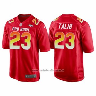 Camiseta NFL Pro Bowl Denver Broncos 23 Micah Hyde AFC 2018 Rojo