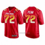Camiseta NFL Pro Bowl Las Vegas Raiders 72 Donald Penn AFC 2018 Rojo