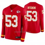 Camiseta NFL Therma Manga Larga Kansas City Chiefs Anthony Hitchens Rojo
