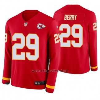 Camiseta NFL Therma Manga Larga Kansas City Chiefs Eric Berry Rojo