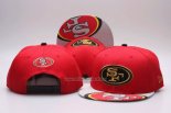 Gorra San Francisco 49ers Snapbacks Gris Rojo