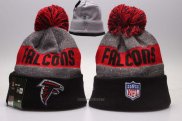 Gorro Atlanta Falcons Gris Negro Rojo