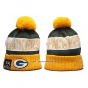 Gorro Beanie Green Bay Packers Amarillo Blanco Verde