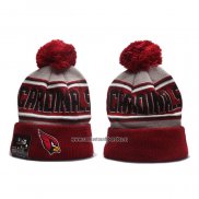 Gorro Beanie Gris Rojo