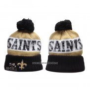 Gorro Beanie New Orleans Saints Blanco Negro Oro