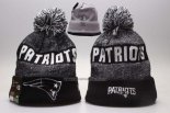 Gorro New England Patriots Gris Negro