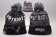 Gorro New England Patriots Gris Negro