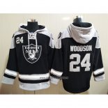 Sudaderas con Capucha Las Vegas Raiders Raiders Woodson Negro