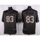 Camiseta NFL Anthracite Dallas Cowboys Williams 2016 Salute To Service