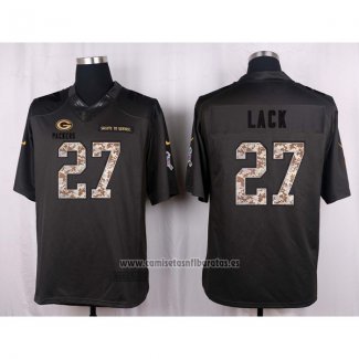 Camiseta NFL Anthracite Green Bay Packers Lack 2016 Salute To Service