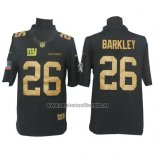 Camiseta NFL Anthracite New York Giants 26 Orleans Darkwa Limited Gold Negro