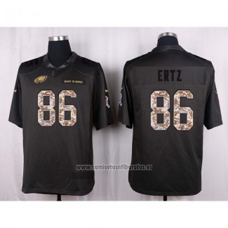 Camiseta NFL Anthracite Philadelphia Eagles Ertz 2016 Salute To Service