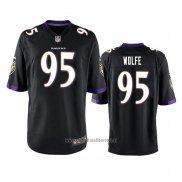 Camiseta NFL Game Baltimore Ravens Derek Wolfe Negro