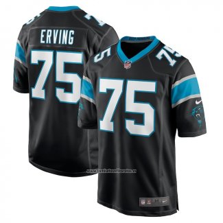 Camiseta NFL Game Carolina Panthers Cameron Erving Negro