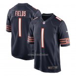 Camiseta NFL Game Chicago Bears Justin Fields Azul
