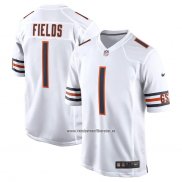 Camiseta NFL Game Chicago Bears Justin Fields Blanco