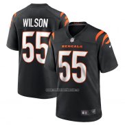 Camiseta NFL Game Cincinnati Bengals Logan Wilson Negro