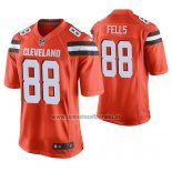 Camiseta NFL Game Cleveland Browns Darren Fells Naranja Alternate