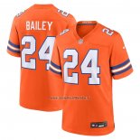 Camiseta NFL Game Denver Broncos Champ Bailey Mile High Collection 1977 Throwback Retired Naranja