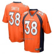Camiseta NFL Game Denver Broncos Saivion Smith Naranja