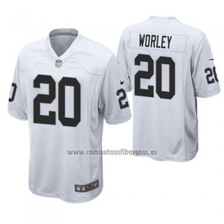 Camiseta NFL Game Las Vegas Raiders Daryl Worley Blanco